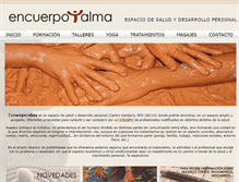 Tablet Screenshot of encuerpoyalma.org