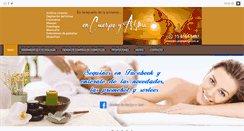 Desktop Screenshot of encuerpoyalma.com.ar